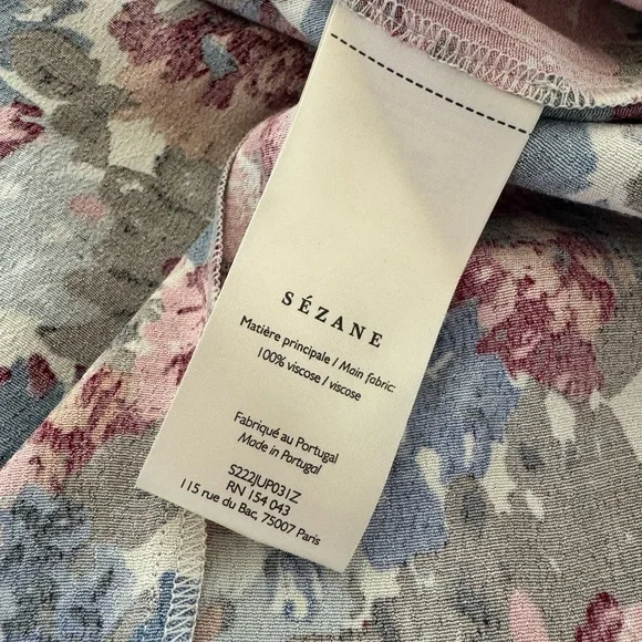 Sezane Tabata Skirt October Flowers Size 34 NWOT - Picture 6 of 6